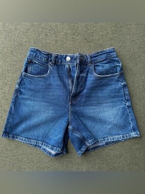 Zara Blue Denim Jean Shorts